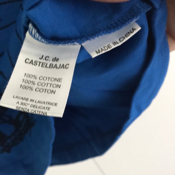 New JC de Castelbajac T-shirt sz38 Italian. S US - Picture 5 of 6